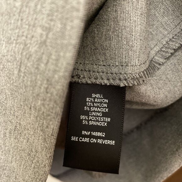 Torrid Womens Tailored Ponte Blazer Size 6/6X Gray Wrinkle Free Plus Size - Picture 4 of 8